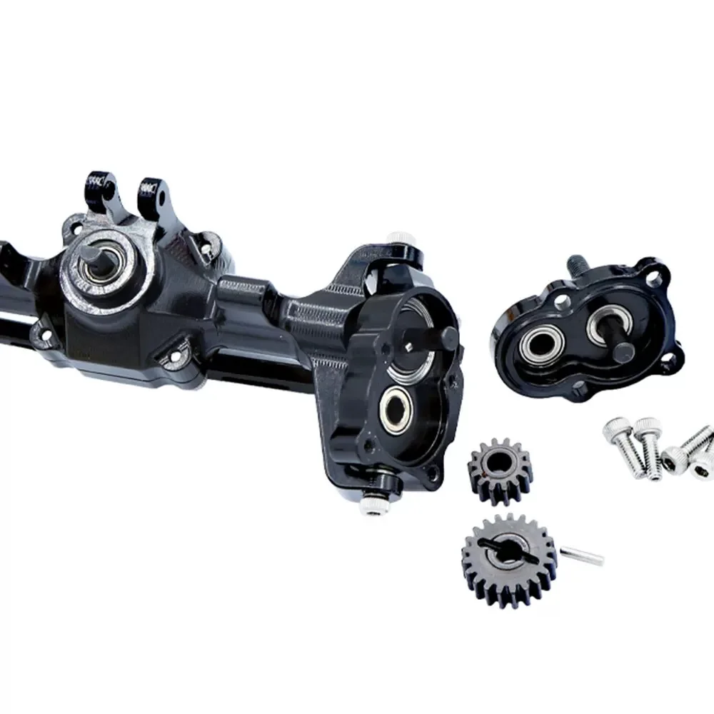 المحور الأمامي والخلفي من سبائك الألومنيوم لأجزاء ترقية السيارة 1/24 FMS FCX24 FCX18 RC