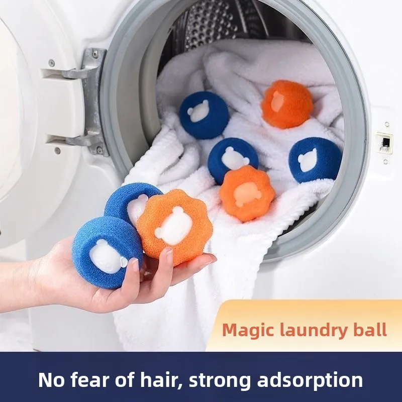 Magical laundry ball, cat hair suction, cleaning roller, manual filter for washing machine, hair ball removal, pet supplies
