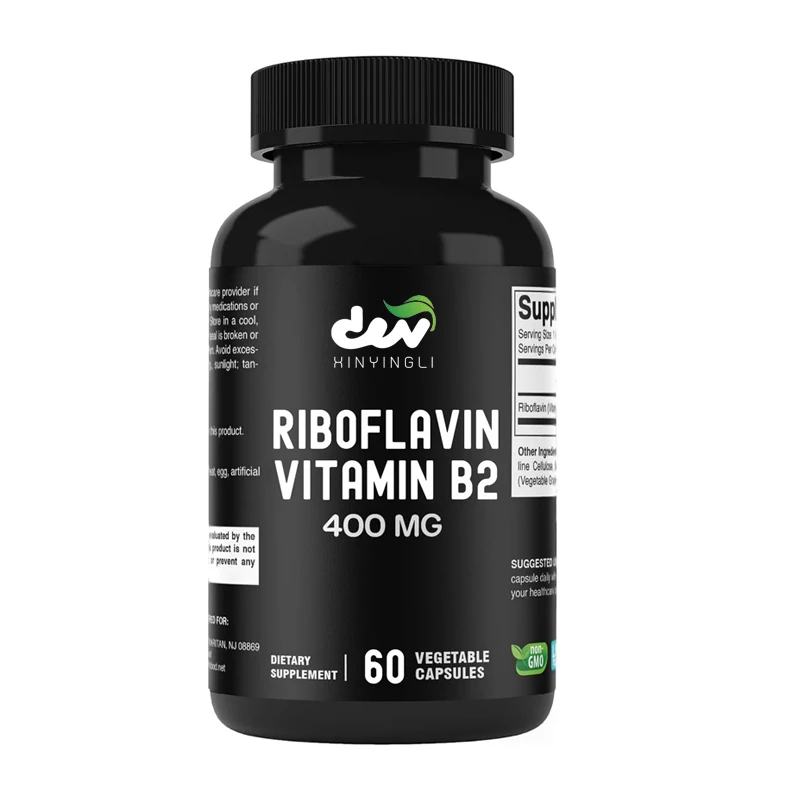 

Витамин B2 (рибофлавин) 400 мг, 60 вегетарианских капсул - поддерживает клеточную энергию и выработку красных кровяных клеток.