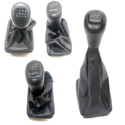 High Quality 5 6 Speed Car Shift Gear Knobs With Gaitor For Mercedes Benz W202 C Class CLASSIC AVANTGARDE ELEGANCE