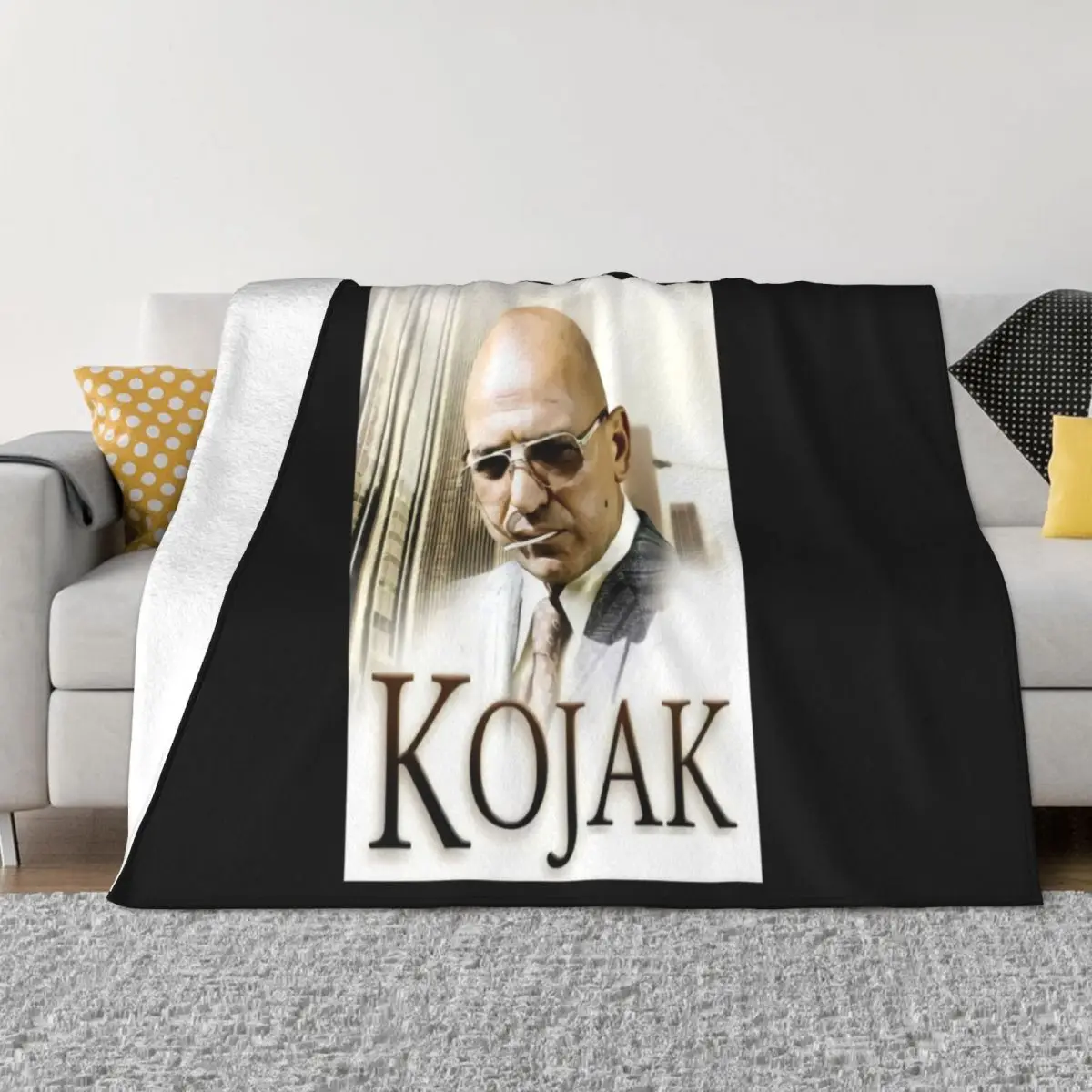 Maglia Personalizzata Meme Tributo Kojak Telly Savalas Telefilm 1 Farmhouse Hot Sell Original Youth Throw Blanket