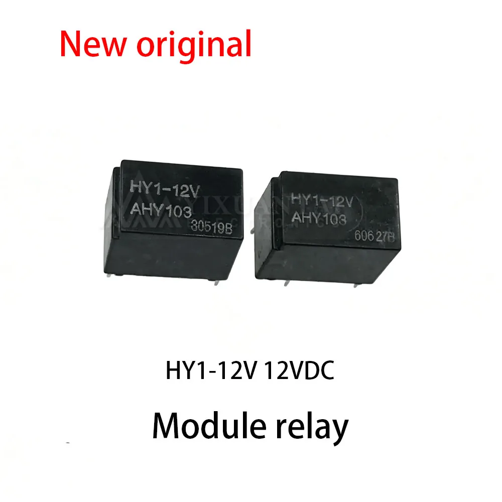 5pcs~10Pcs HY1-12V 12VDC 6-pin Module relay