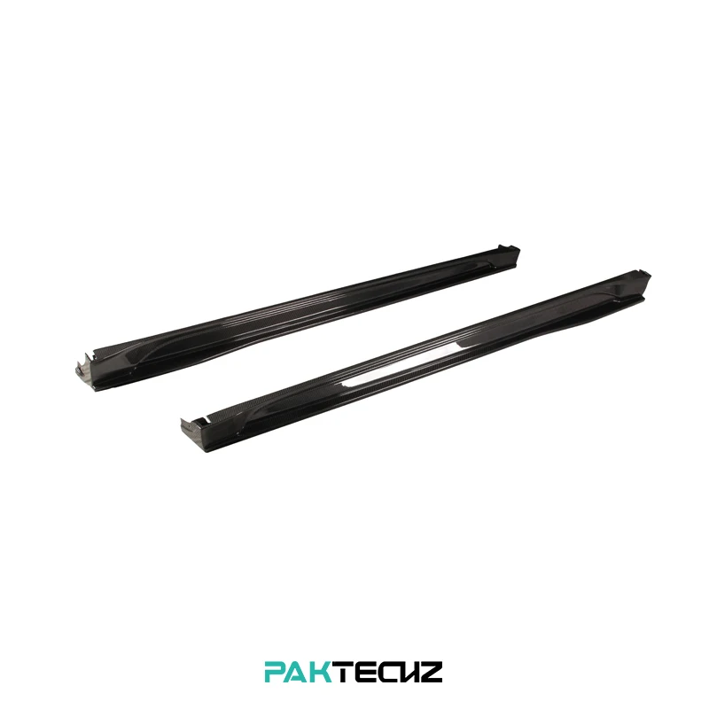 NEW Paktechz Prepreg Carbon Fiber Parts Bodykit Side Skirt for Tesla Model Y