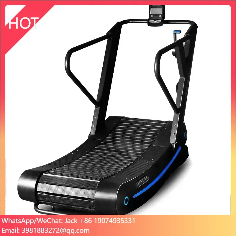 

Gym Unpowered Treadmill Crawler Curved Silent Commercial Home Adjustable Resistance Non-power Treadmills