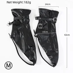 Cosplay Foot Bound Leather Boots Toys Shackles Leather Socks Halloween Carnival Party Stage Performance Props Home Game Props