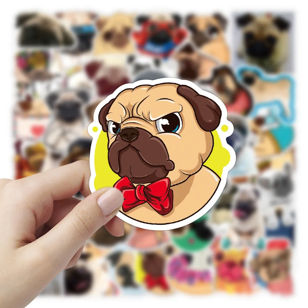 10/30/50PCS Funny Dogs Stickers Cute Cartoon Pet Dog Corgi Bulldog Shiba Inu Bike  Cup  Phone  DIY Guitar Notebook Toy Wholesale