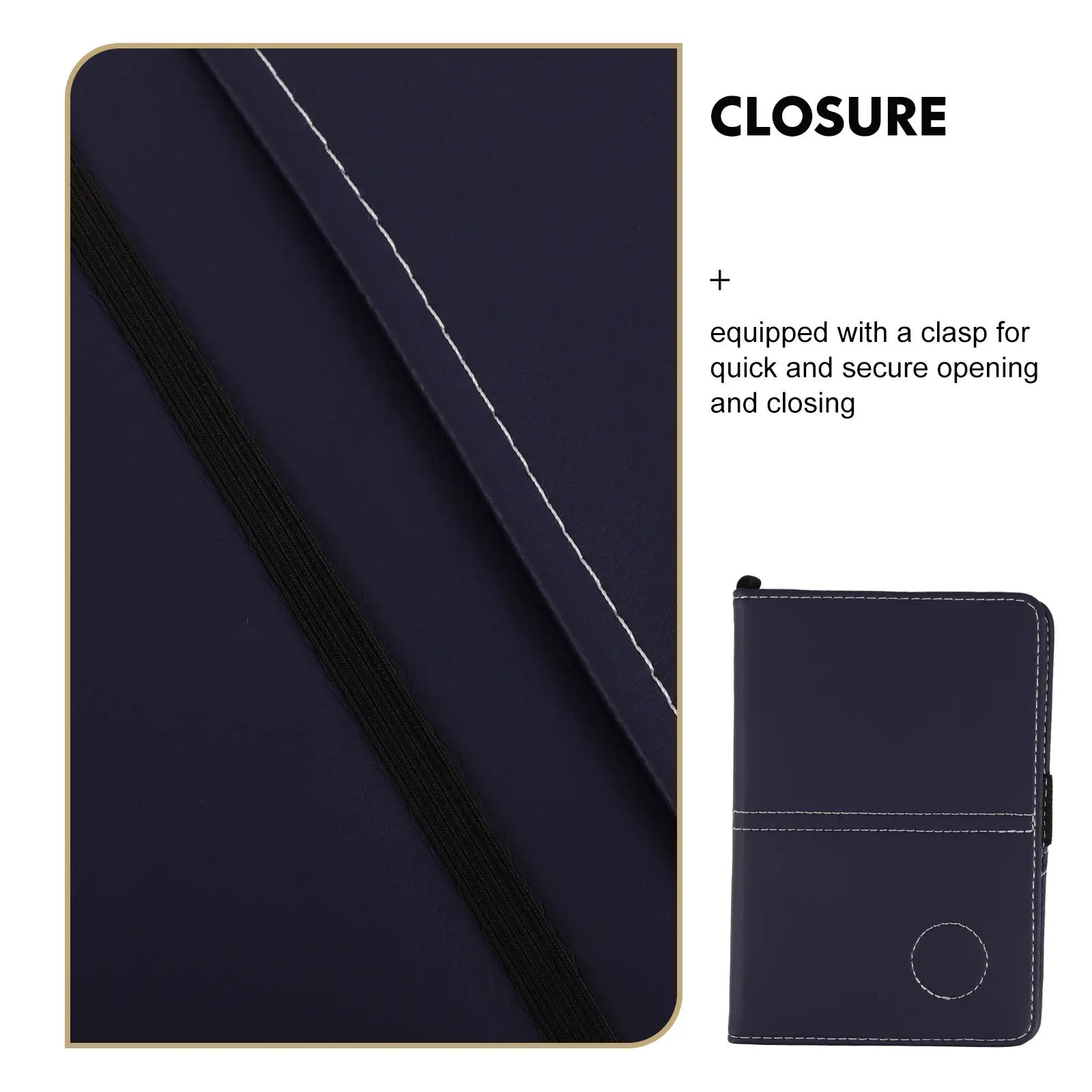 Golf Scorecard Holder Blue Lightweight Outdoor Sports Competition Score Recording Notebook Yardage Organizer Golf Score Book