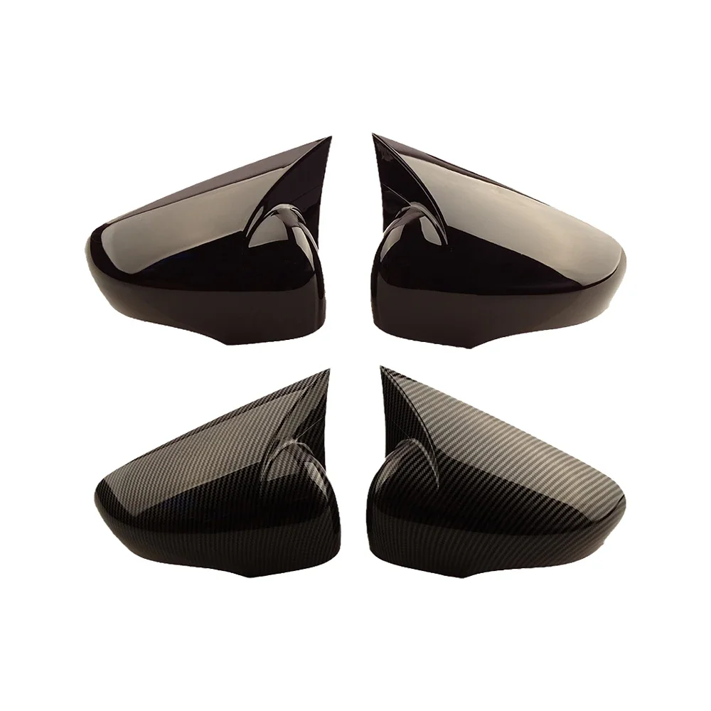 OX Horn Styling Car Mirror Cover Car Rearview Mirror Caps For VW Golf 8 MK8 GTE GTI R-Line 2021 2022 2023 2024 2025 Accessories