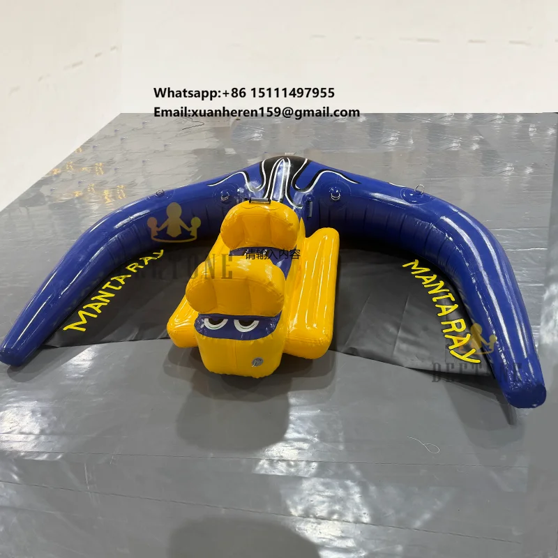 High Quality Water Sports Inflatable Manta Flying Ray Inflatable Kite Manta Ray for Sale