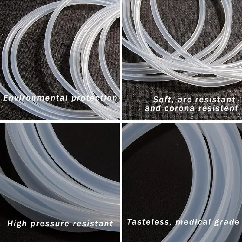 Transparenter PVC-Aquarium-Luftschlauch 4*6mm Fischbecken-Sauerstoffpumpenschlauch 1M/3M/5M/10M/20M Flexibler Luftschlauch für Zuhause, Hotel, Feuchtmarkt – Detail 7