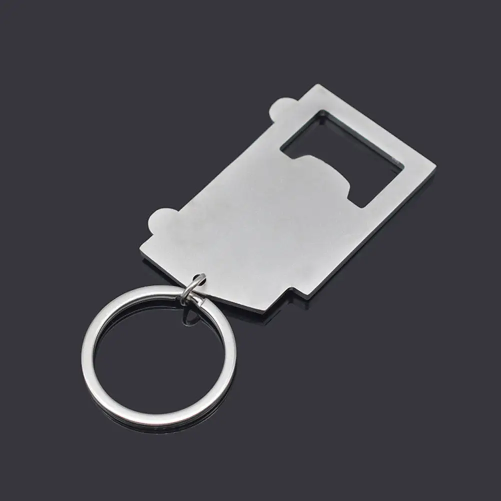 Bottle Opener Key Ring Keyring for Men Car Keychain Metal Keychains Beverage Openers