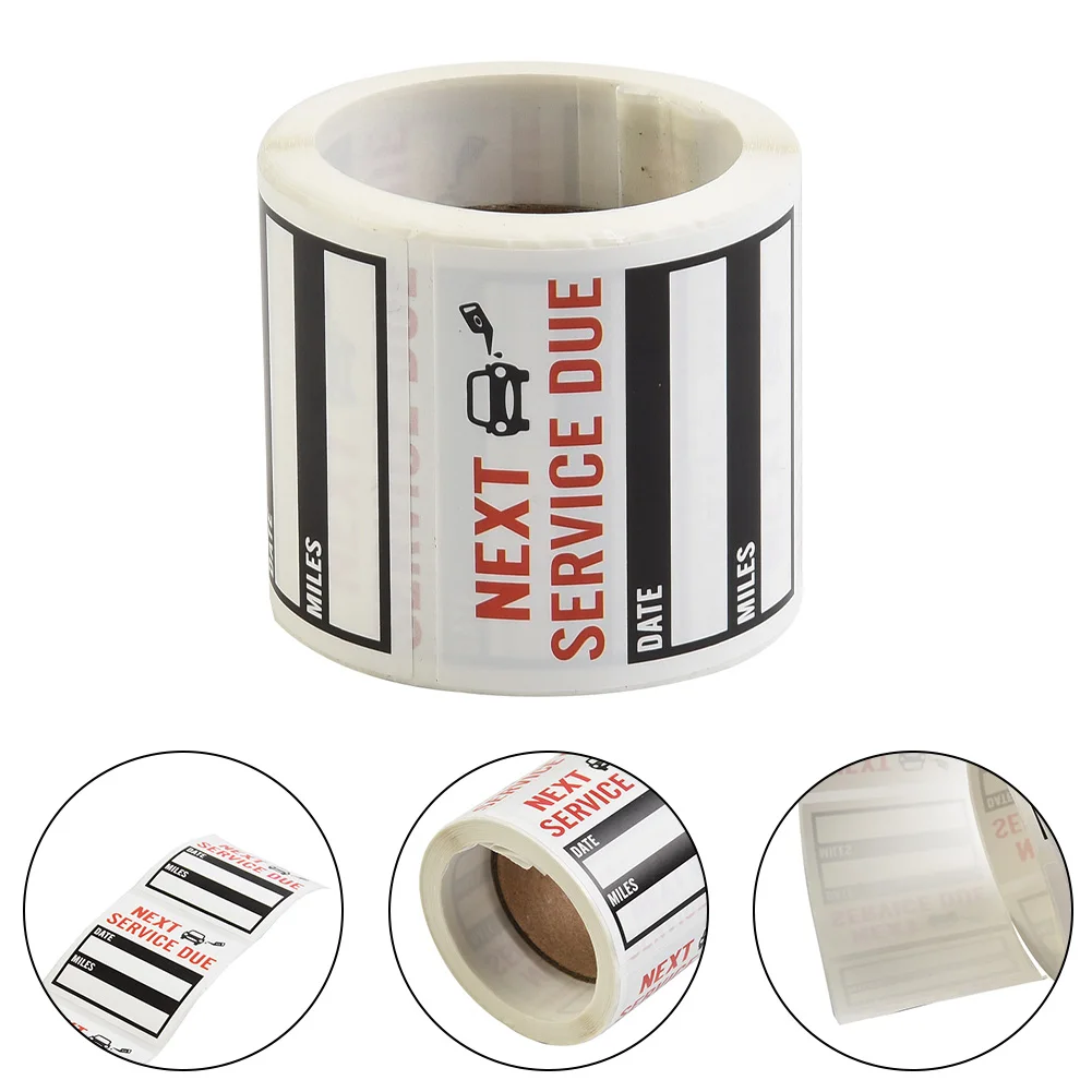 سيارة شاحنة تذكير ملصقات 1 لفة أدوات السيارات خدمة تغيير الزيت تذكير ملصقات 1 لفة 150 قطعة لا شيء جودة عالية