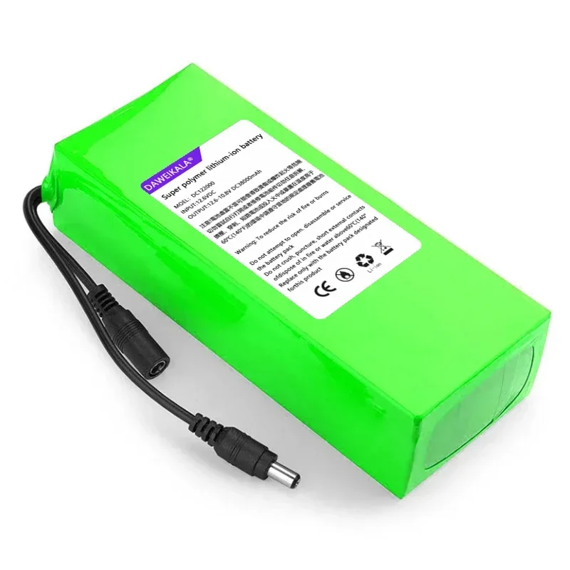 Boosted battery, AC charger, explosion-proof switch, American plug/EU, CC 12 V 38000mAh