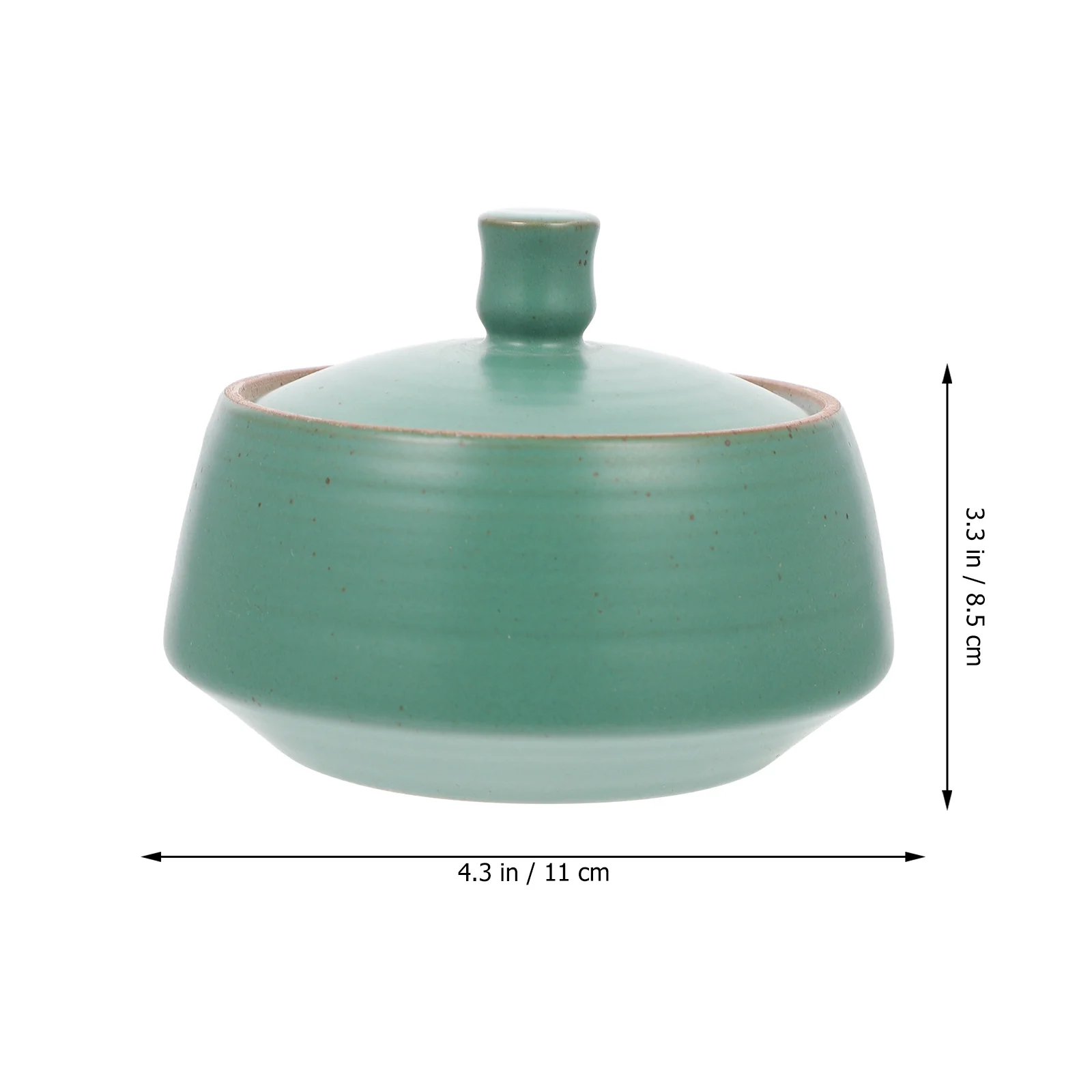 

Vintage Ceramic Storage Can Airtight Kitchen Food Jar Tea Container with Lid for Home Office Restaurant