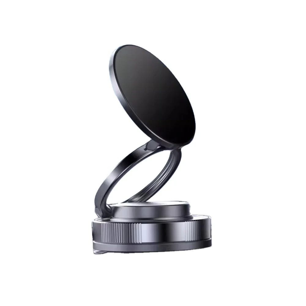 Vacuum Suction Cup Magnetic Phone Holder 360-Degree Rotation Multi-functional Car Phone Holder