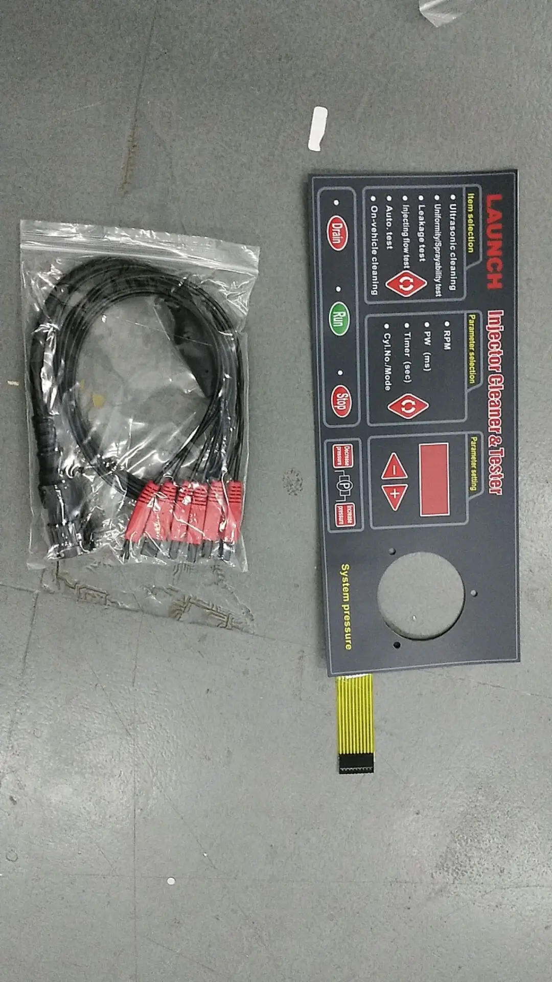 Original English Panel /main drive cable for Launch CNC602A Injector Cleaner&Tester CNC-602A Keyboard