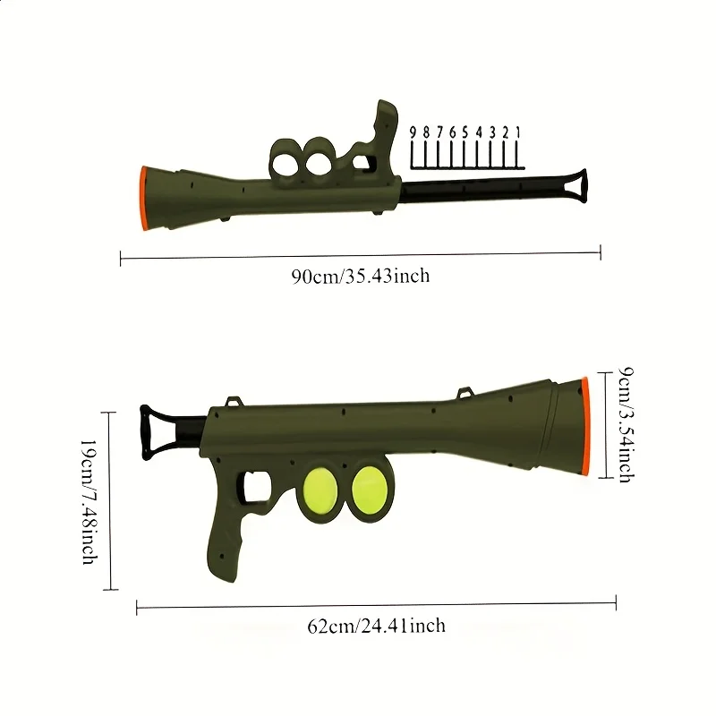 Launch & Fetch Tennis Ball Launcher Dog Toy Interactive Dog Fetch Toy Launches Up to 65 Feet Hands-Free Pickup Includes 2 Tennis - Image 4