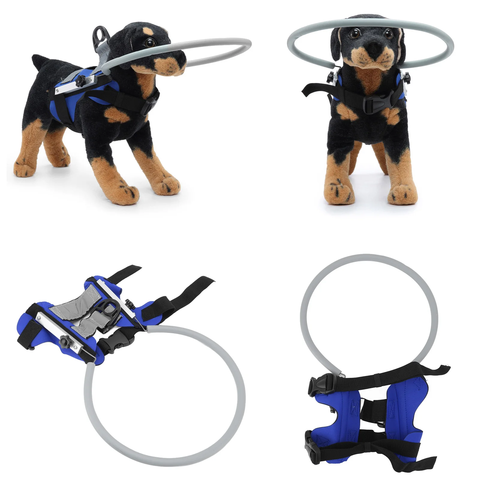 Halo Aveugle pour Animaux de Compagnie, Pratique, Évitement de Collision, observateur, SFP avec Effet Moulant pour Chiens et Chats Aveugles