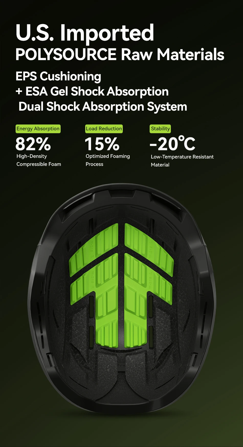 COPOZZ Winter-Skihelm, einteiliger universeller Schneehelm für Erwachsene, Skaten, Ski, Snowboard, Outdoor-Sporthelme mit RECCO-Reflektor – Detail 5