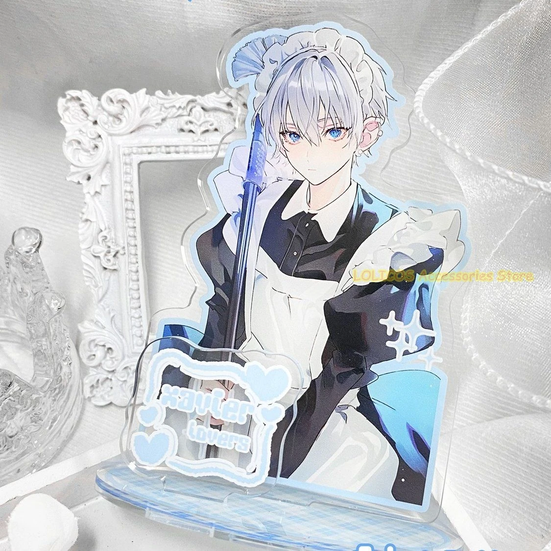 

Игра Xavier Love and Deepspace Maid Series, акриловая фигурка-подставка, модель, тарелка, косплей, мультяшный декор для рабочего стола