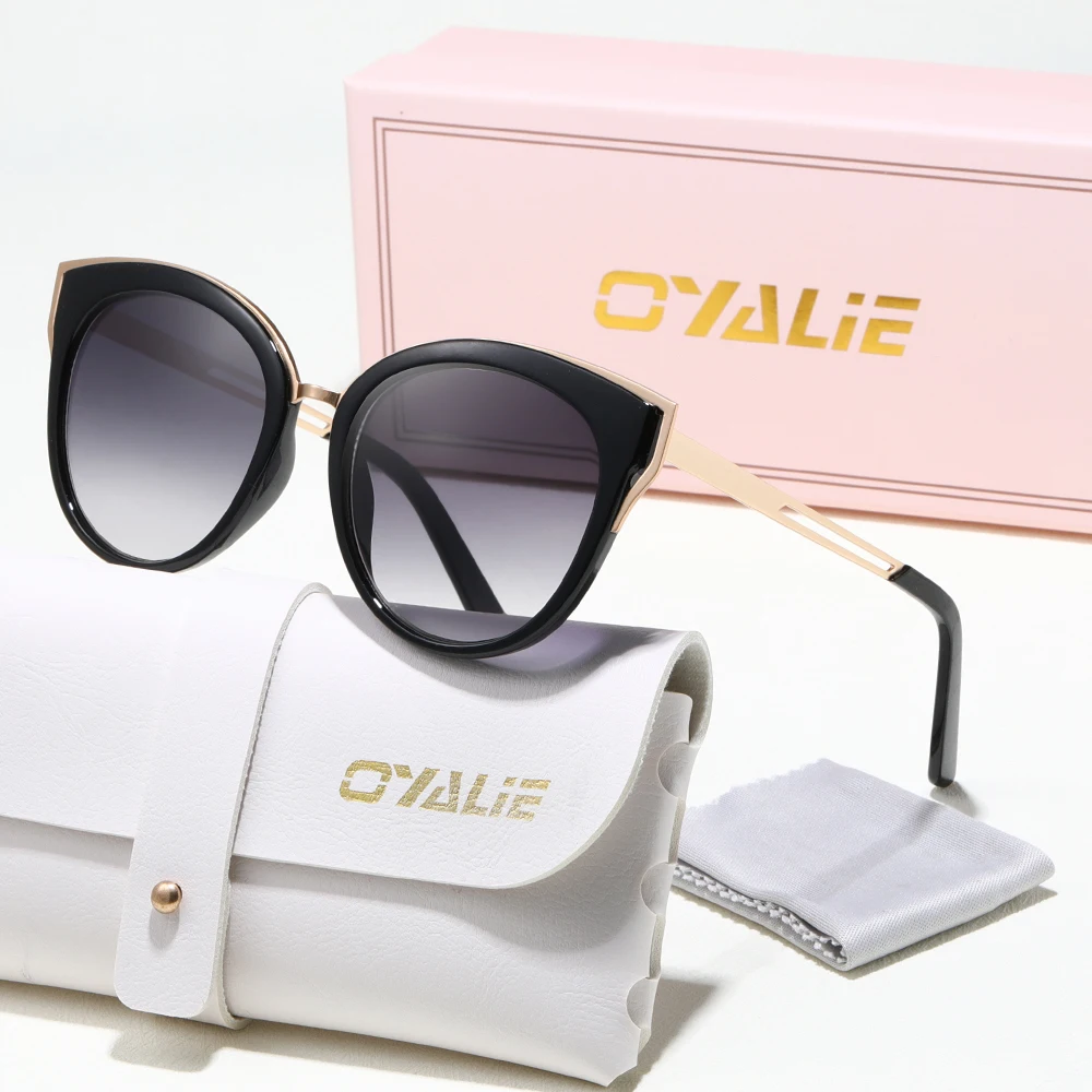 

Cat-Eye Oval Women's Retro Fashion Glasses, Street Fashion Clothing Accessories