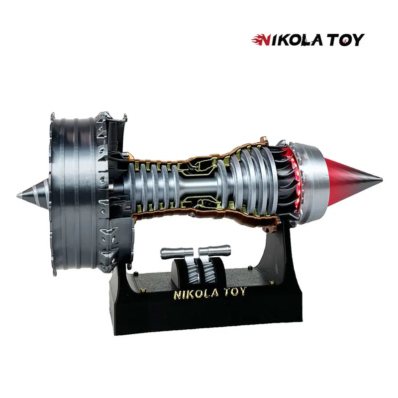 NIKOLATOY Rolls Royce Trent 900 Turbofan Engine Model Desktop Aircraft Engine Creative Gift For Aviation Enthusiasts Collectors