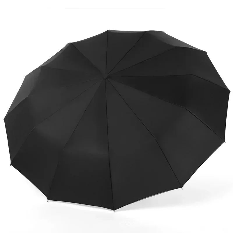 طبقة مزدوجة يندبروف المرأة مظلة أوتوماتيكية الإناث الذكور عشرة العظام ثلاثة مظلة رجالية قابلة للطي مظلة كبيرة المطر الأعمال #4