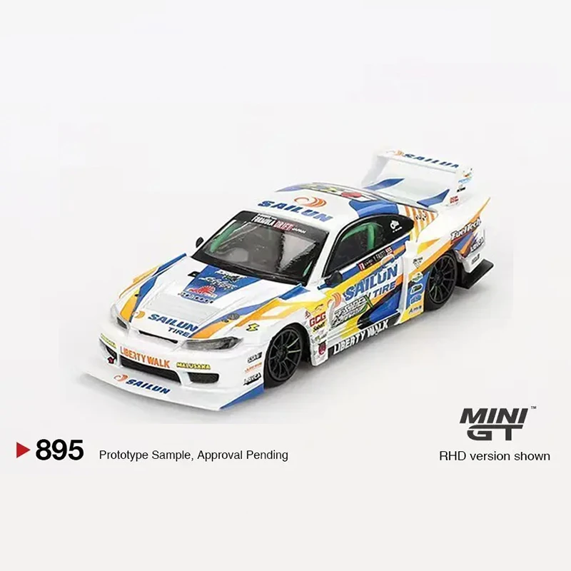 Prevendita MINIGT 895 1:64 LBWK LB Super Silhouette S15 Silvia Diecast Model Collection Toys