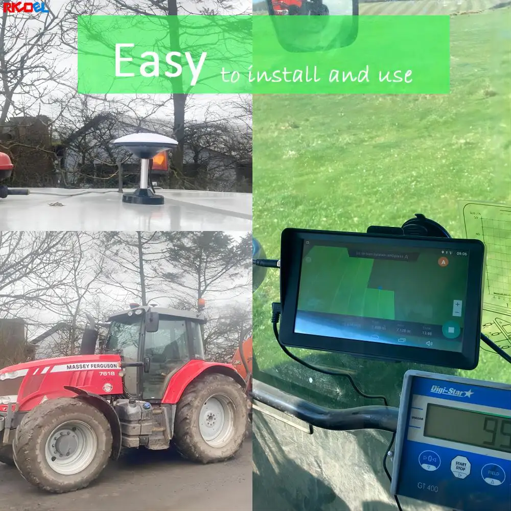 GPS driven GPS tractors for gnss embedded agricultural tractors for GPS controlled tractors durable field navigator app