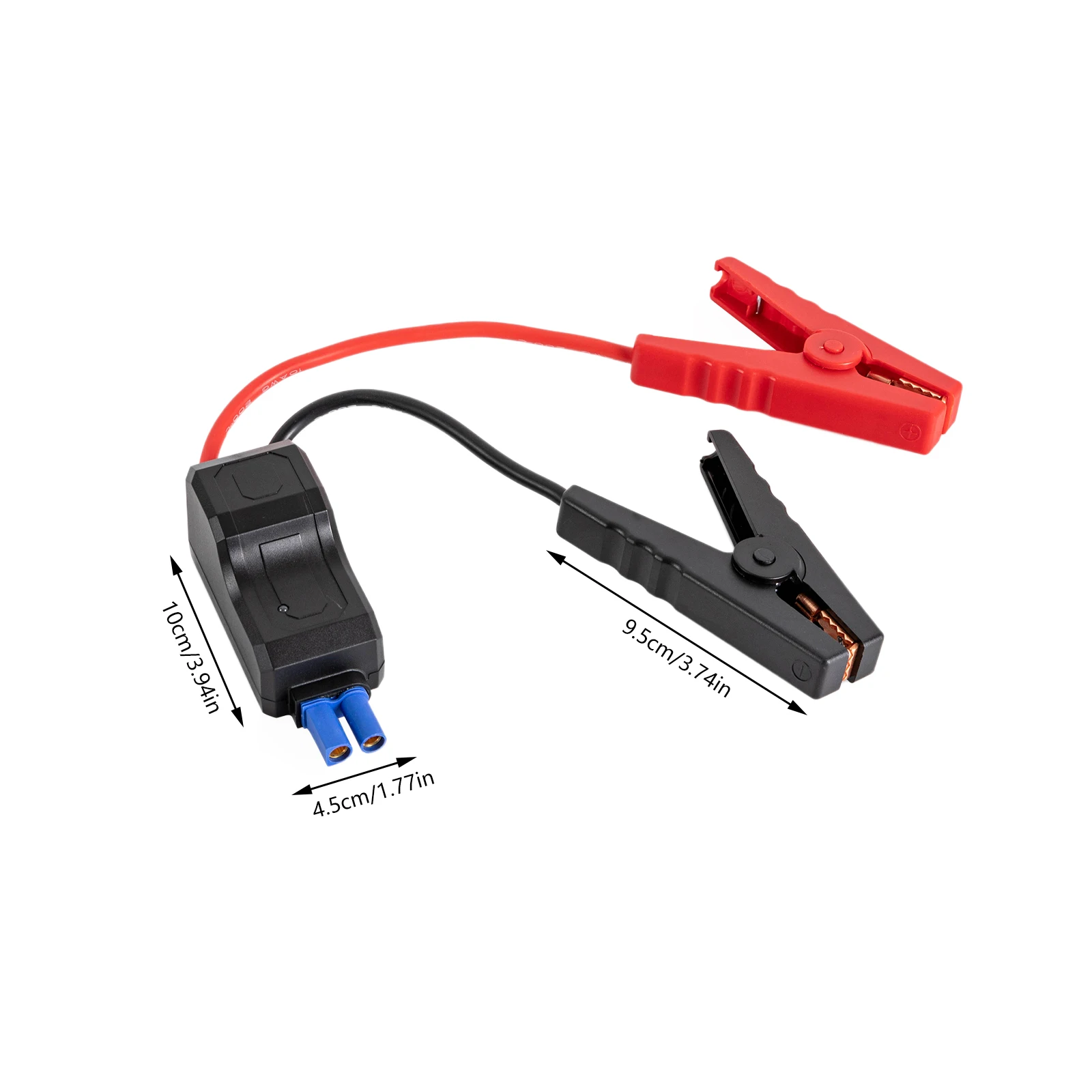 Smart Clip for Car, NOCO Battery Charger Compatible, Intelligent Jumper Cable Clamp, Short Circuit Protection, Reverse Connection Guard, Anti-Backflow Charging, Safe Battery Booster, For 3-String Cell Car Jump Starter Power Bank