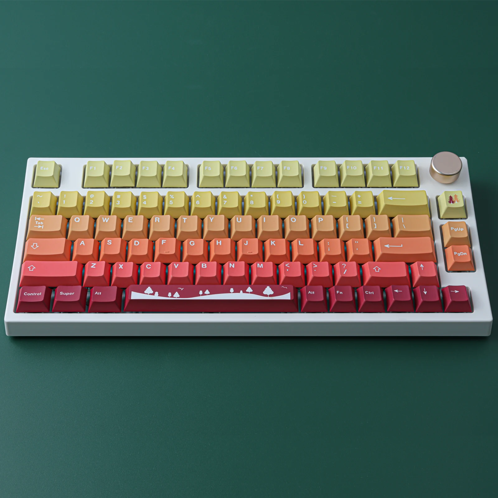 Autumn Keycaps 129 Key PBT Material Cherry Profile DYE-SUB Personalized For CHERRY MX Switch Wooting Mechanical Keyboard Keycap