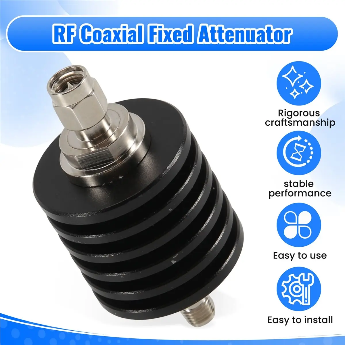 【DT56】10W SMA Attenuator Coaxial Fixed Attenuator DC-3GHz(30DB)