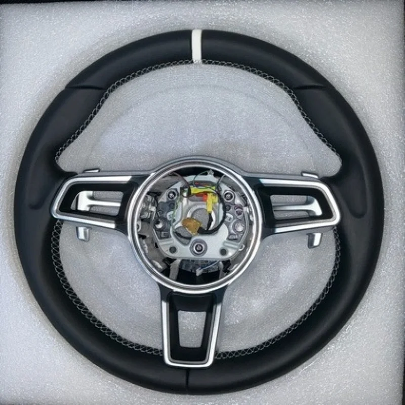 For Porsche Panamera, Cayenne, Macan, 718, 911, 918 leather sports steering wheel