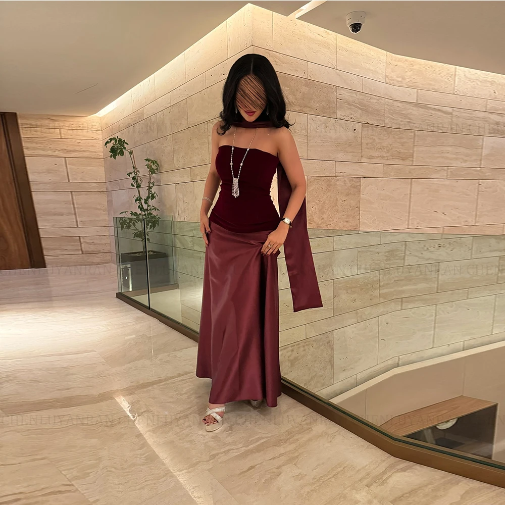 

MOLISA Customized Pleat A-line Strapless Long Dresses Homecoming Retro Fashion Elegant Exquisite High Quality Sexy Intricate