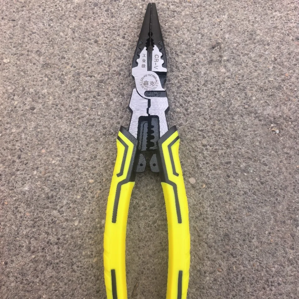Multifunctional Wire Cutters, Electrician's Pliers, Industrial-Level Tiger Pliers, Force-Saving Pliers, Wire Stripping Plier