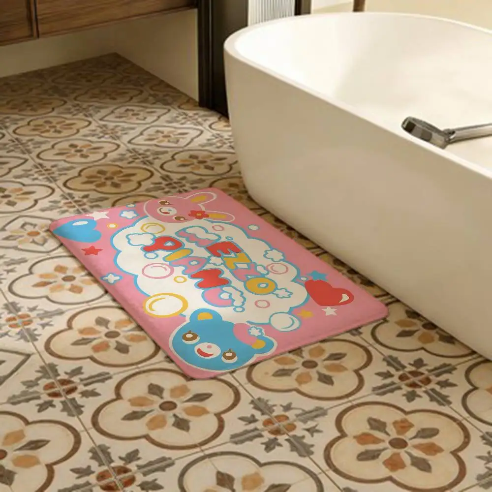 Brand M-Mezzo PianoS Bathroom Mat Room Bedroom Decoration Balcony Anti-Slip Doormat Living Room Welcome Rug