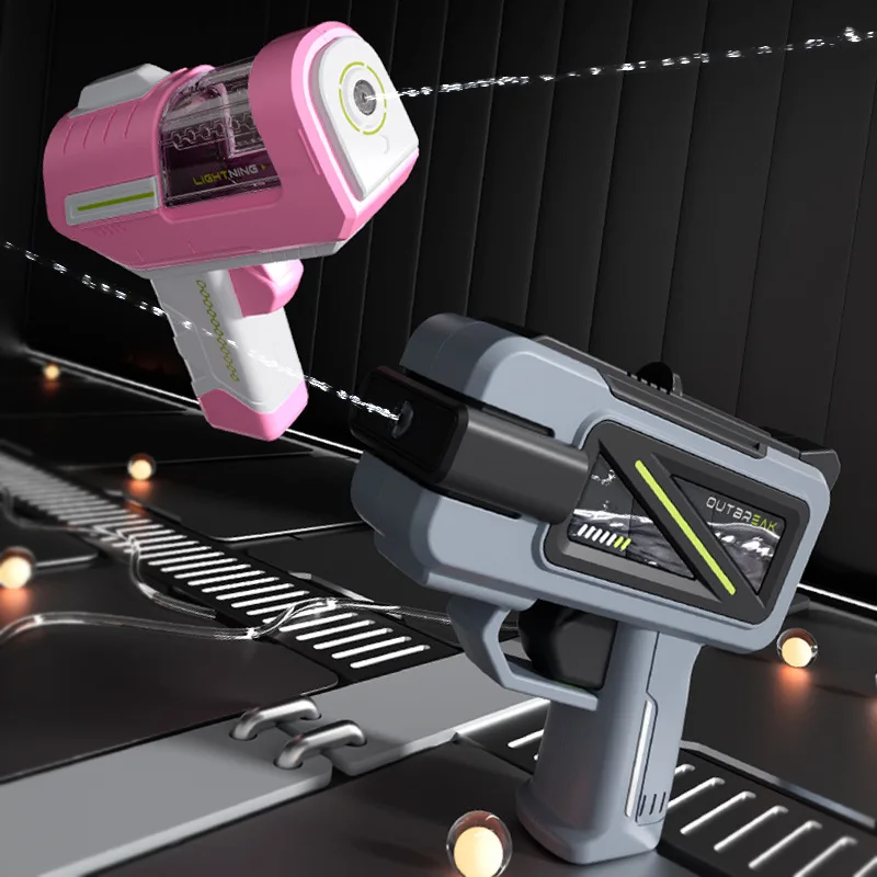 透明水タンク水鉄砲屋外スプラッシュおもちゃ十代の若者たち大人のための夏のビーチプール水遊びシューティングゲームおもちゃキッズギフト