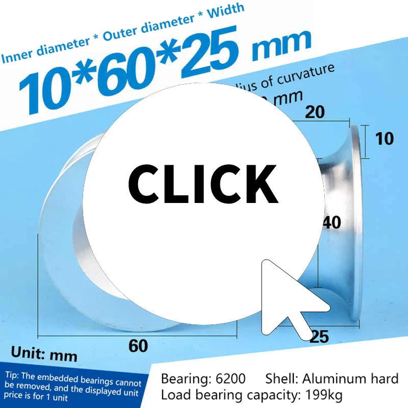 1Pcs U 10*60*25Mm U…