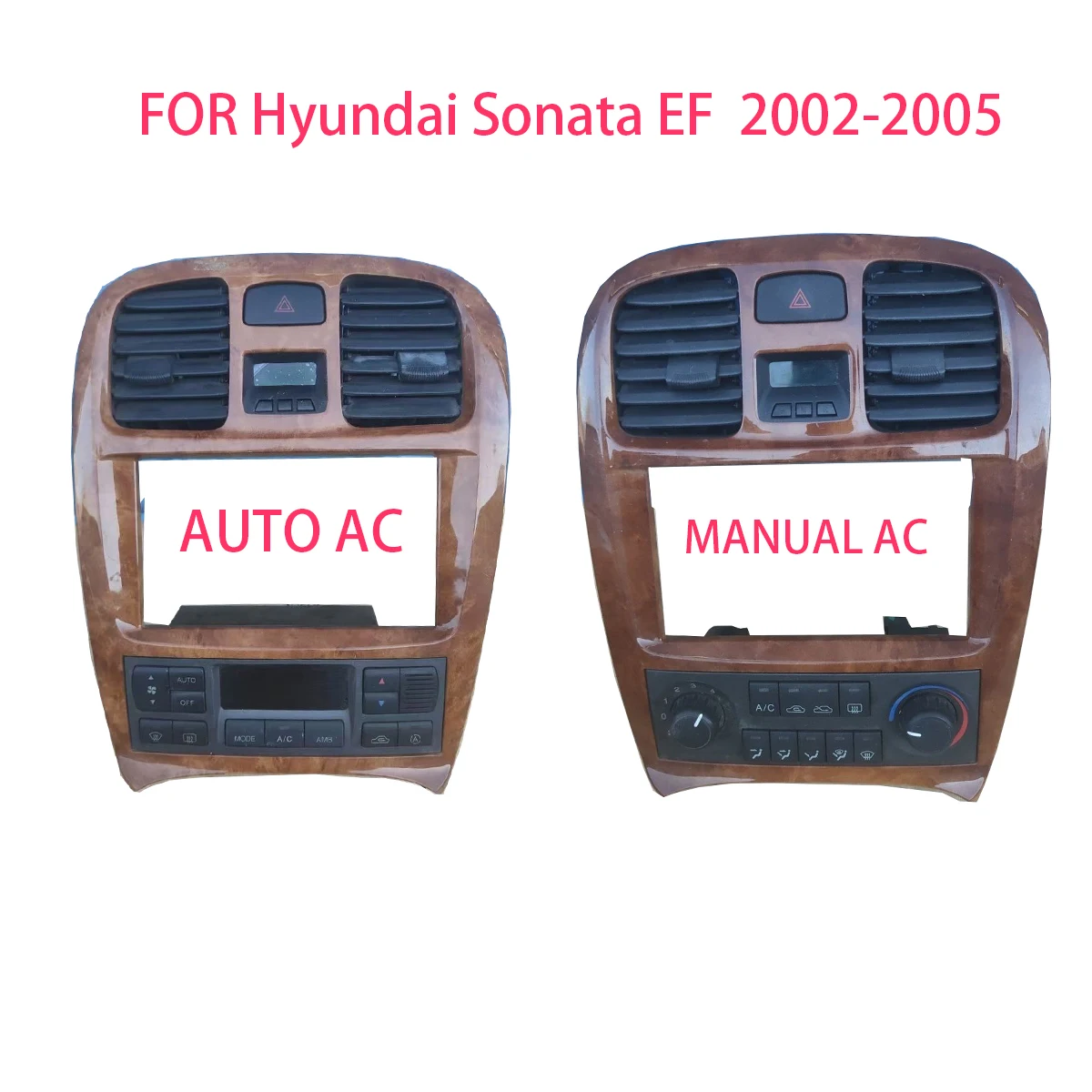 

FOR Hyundai Sonata EF 2002-2005 Air conditioning panel air outlet central audio navigation CD player frame interior