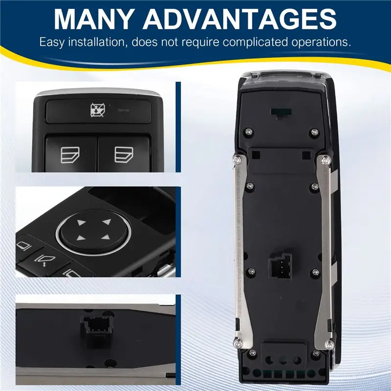 Superior-Left Car Power Window Switch Master Panel With Folding A2049055402 A1669054400 For C200 C260 E260 E300
