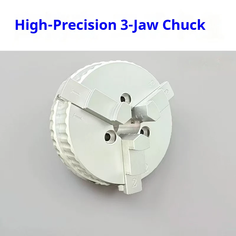 High-Precision Aluminum Three-Jaw Vise Chuck Mini Bench Clamp for Drilling Watch Repair & Model Crafting Multiple Specifications