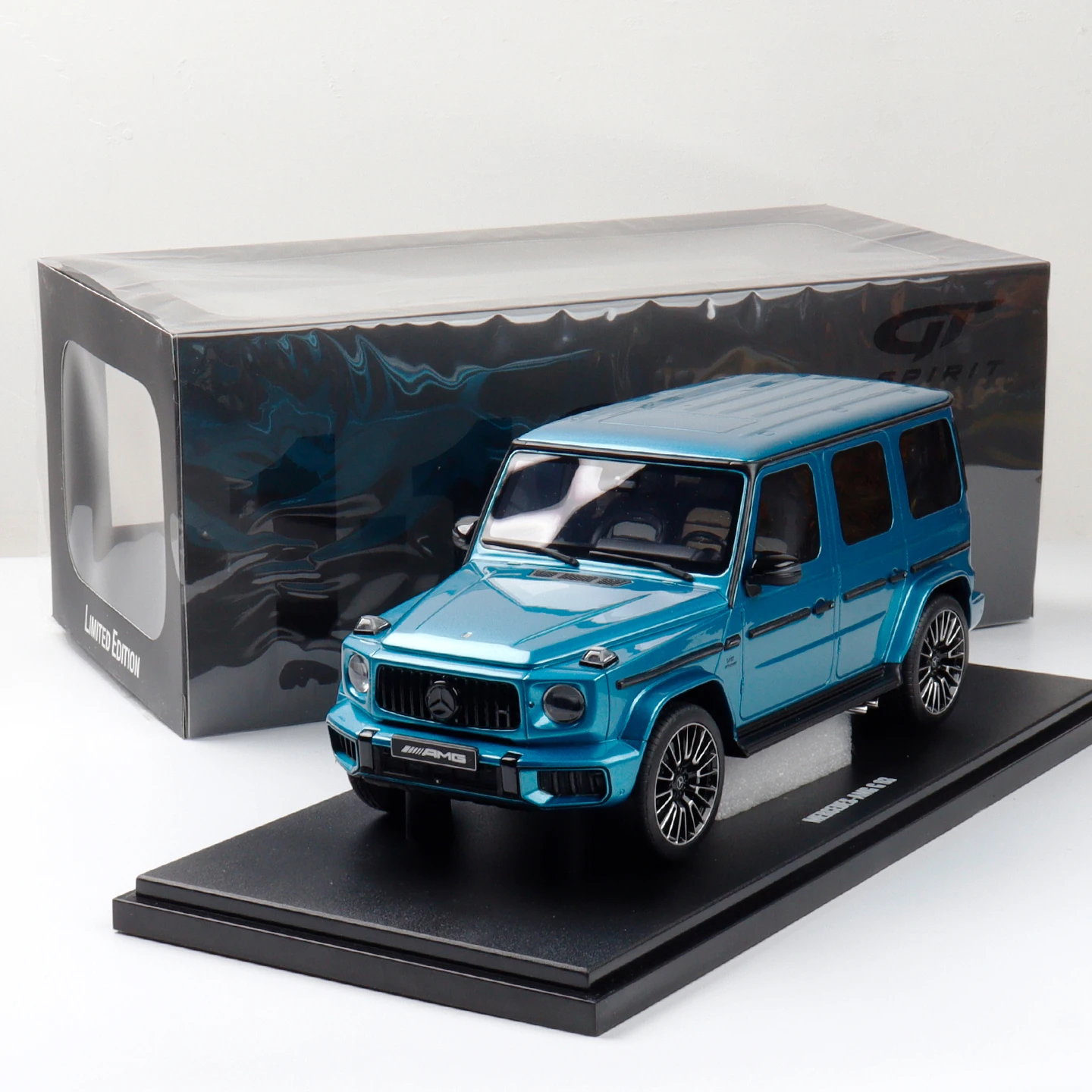 Gt Spirit 1:18 Mercedes Benz G63 Amg Manufaktur Hyper Blue Magno Car Model Resin Diecast Limited Edition Collectible Toy Adult