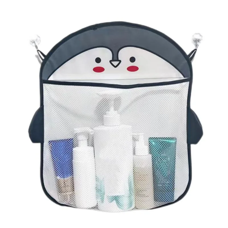 Babybadspeelgoed Voor Kinderen Opbergtas Badkamer Gaaszak Haai Sterke Zuignappen Net Zomerbad Waterspel Speelgoed Organizer