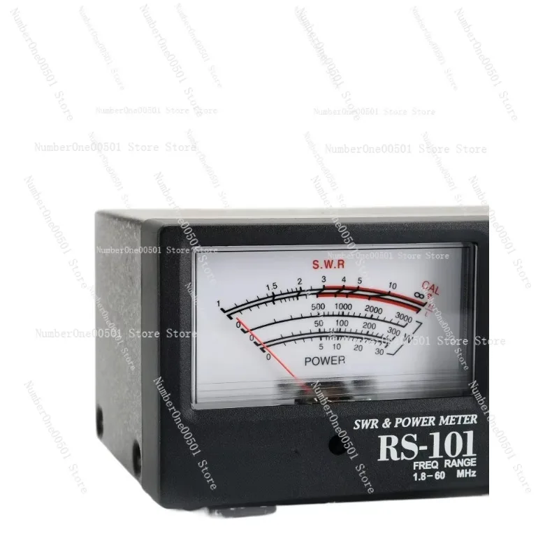 RS-101 1.8-60 Mhz 3KW Short Wave Standing Wave Meter Power Meter HF Pointer Meter