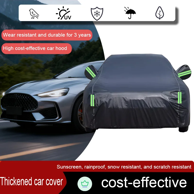 For MG 7 Thick Car Cover Outdoor Protection Full Car Cover Rainwater Sunshine Snow Cover Dustproof Scratch Car Cover