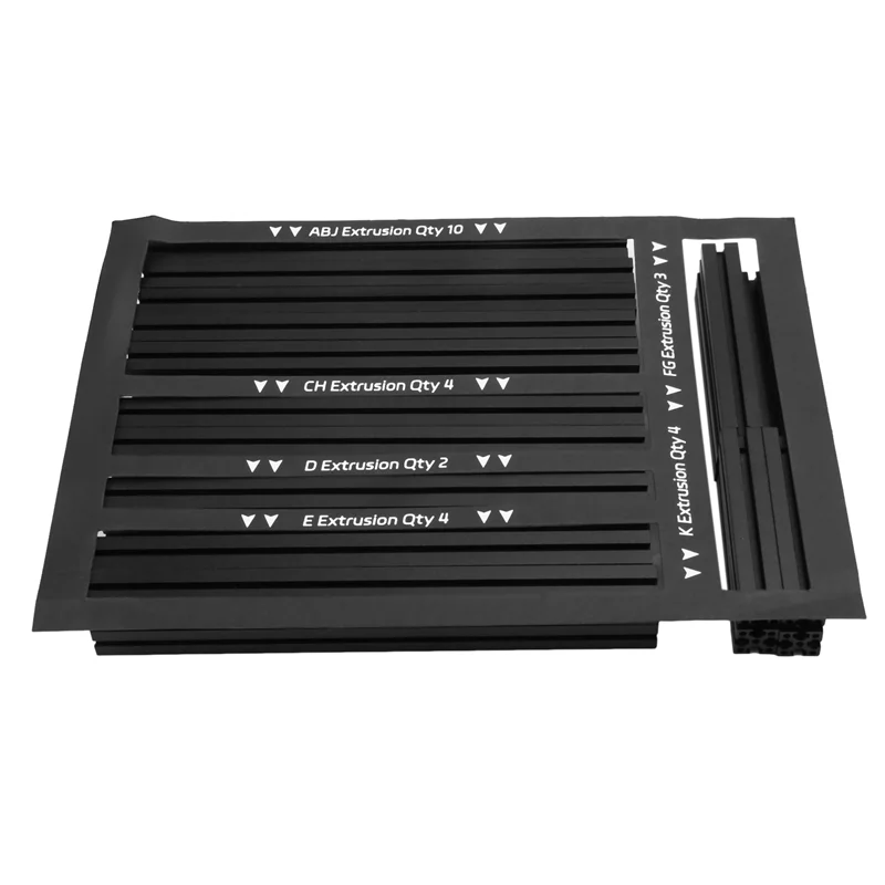

Для VORON 0,2 V0,2 1515, комплект экструзионной верхней шляпы с алюминиевой рамой для улучшенной 3D-печати, предварительно завязанный и просверленный