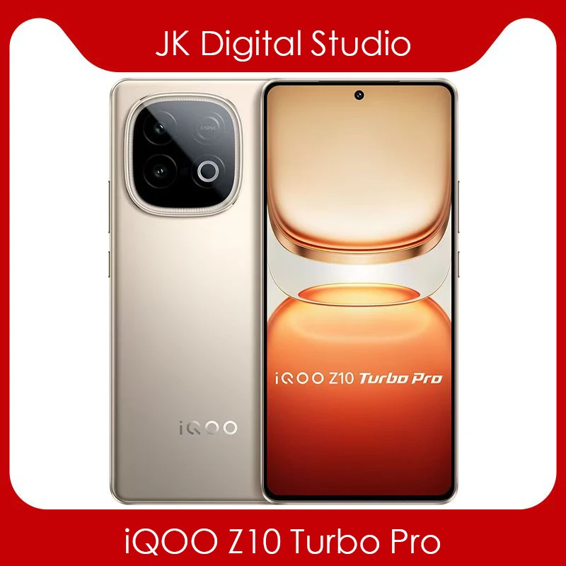 جديد IQOO Z10 Turbo Pro 5G هاتف محمول 6.78 بوصة AMOLED 144 هرتز Snapdragon8s Gen4 50MP 120 واط داش شاحن 7000 مللي أمبير بطارية OTA NFC
