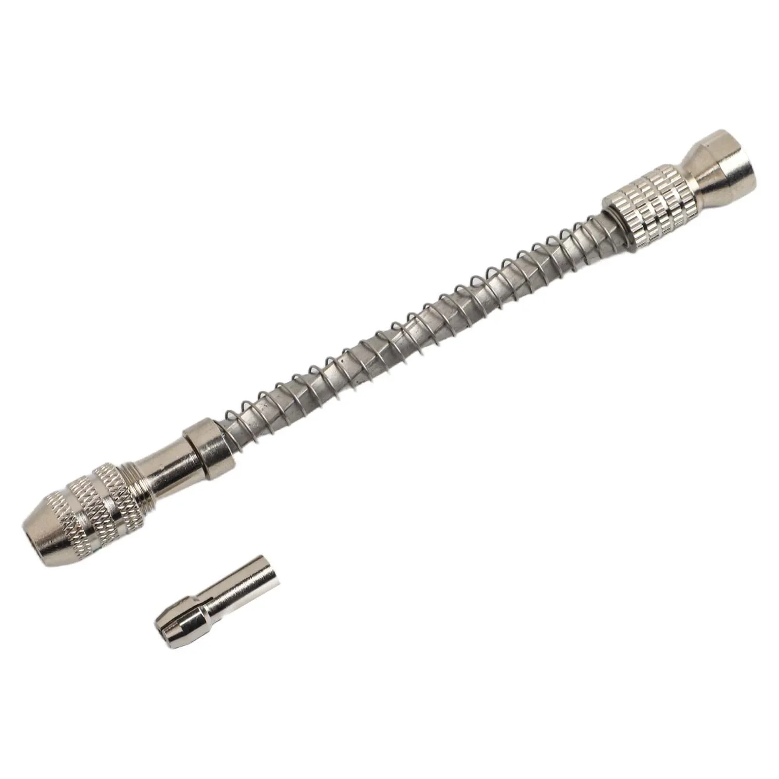 Taladro manual semiautomático de aleación con mandril de empuje manual en espiral para brocas de 0.1-2mm, herramienta de perforación manual