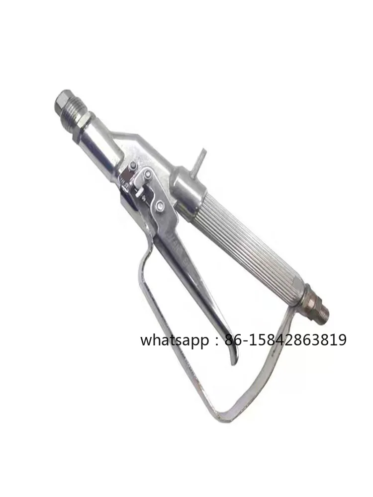 Metal Spray Gun Straight Handle Spraying Machine Accessory for Home Improvement And Industrial Use