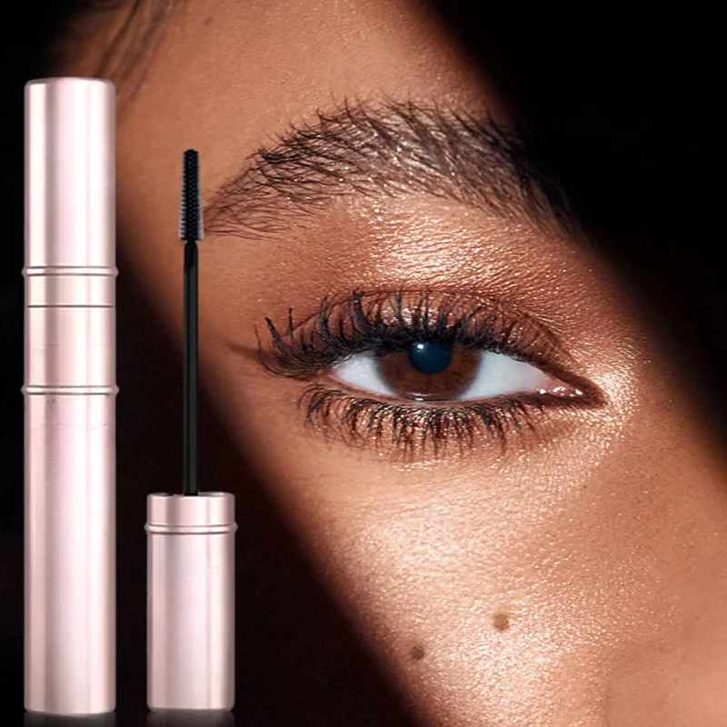 Mascara nero Ciglia setose Allungamento ciglia Trucco Mascara impermeabile Cosmetici per occhi rimpolpanti